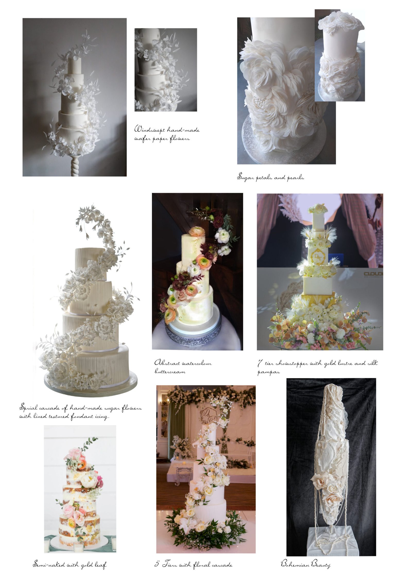 sugar artisan wedding cake gallery